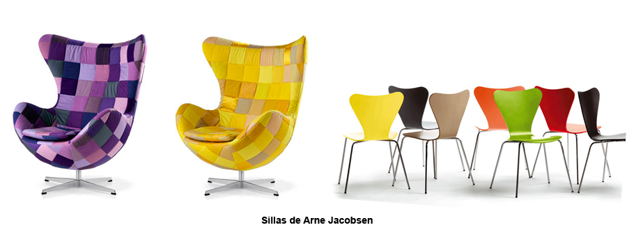 Sillas de Arne Jacobsen