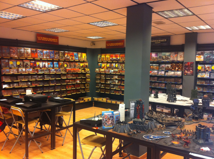 Reformas de locales comerciales en Madrid - Games Workshop